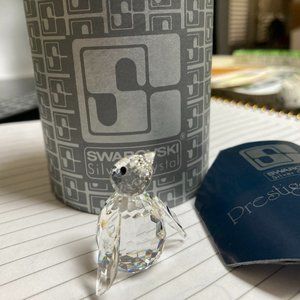 Swarovski Crystal Figurine Mini Penguin 7661NR33 In Box - Austria